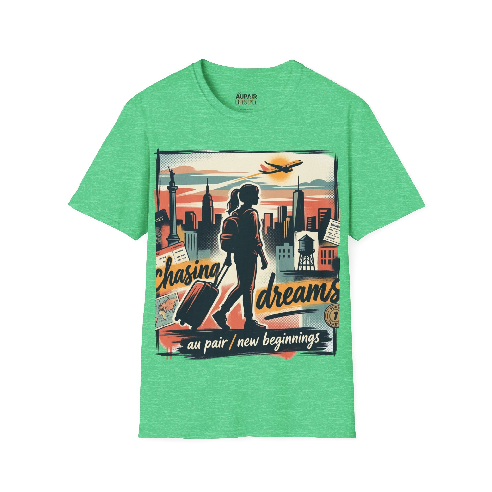 Chasing Dreams Au Pair Graphic T-Shirt — “It’s a New Day”