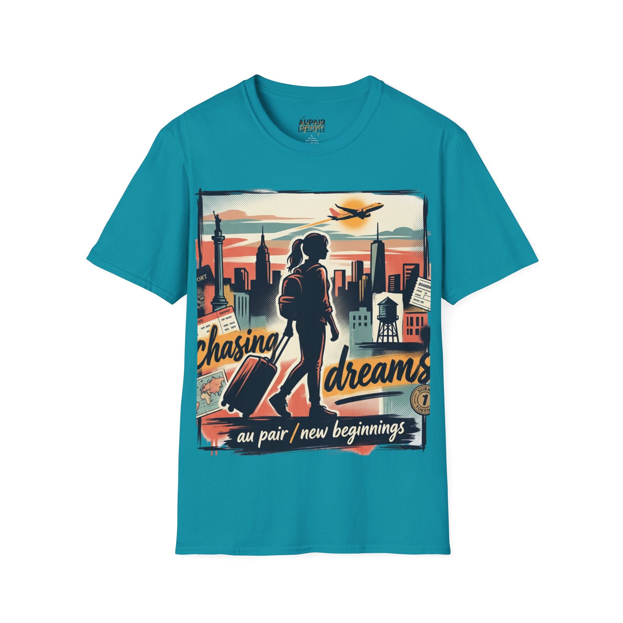 Chasing Dreams Au Pair Graphic T-Shirt — “It’s a New Day”