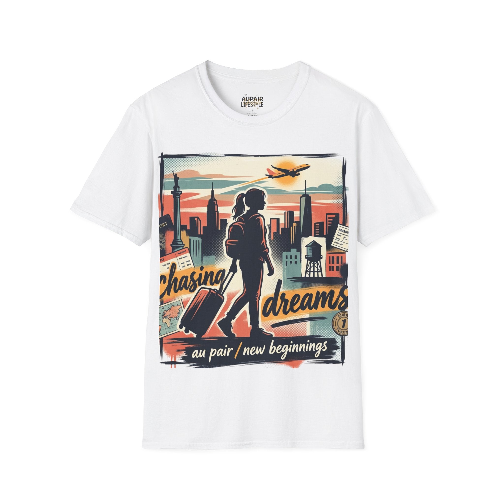 Chasing Dreams Au Pair Graphic T-Shirt — “It’s a New Day”