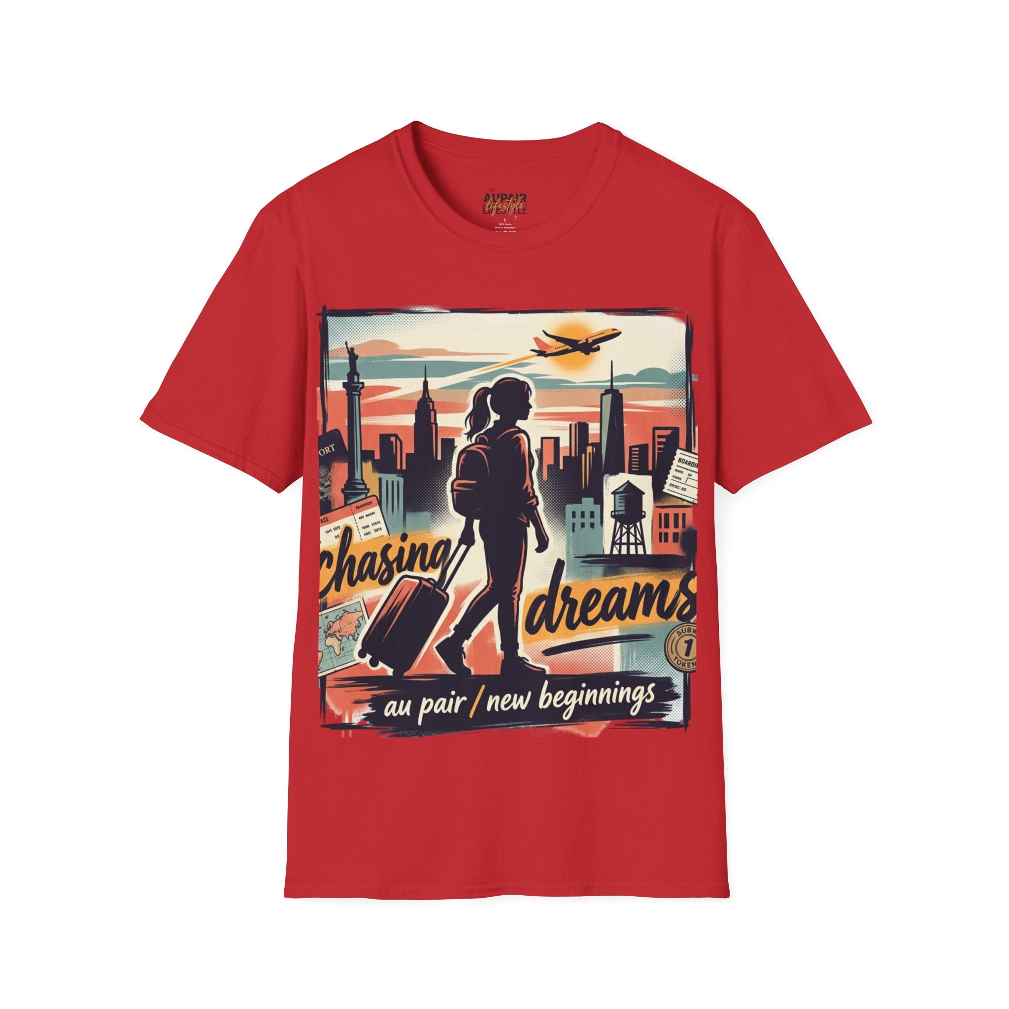 Chasing Dreams Au Pair Graphic T-Shirt — “It’s a New Day”
