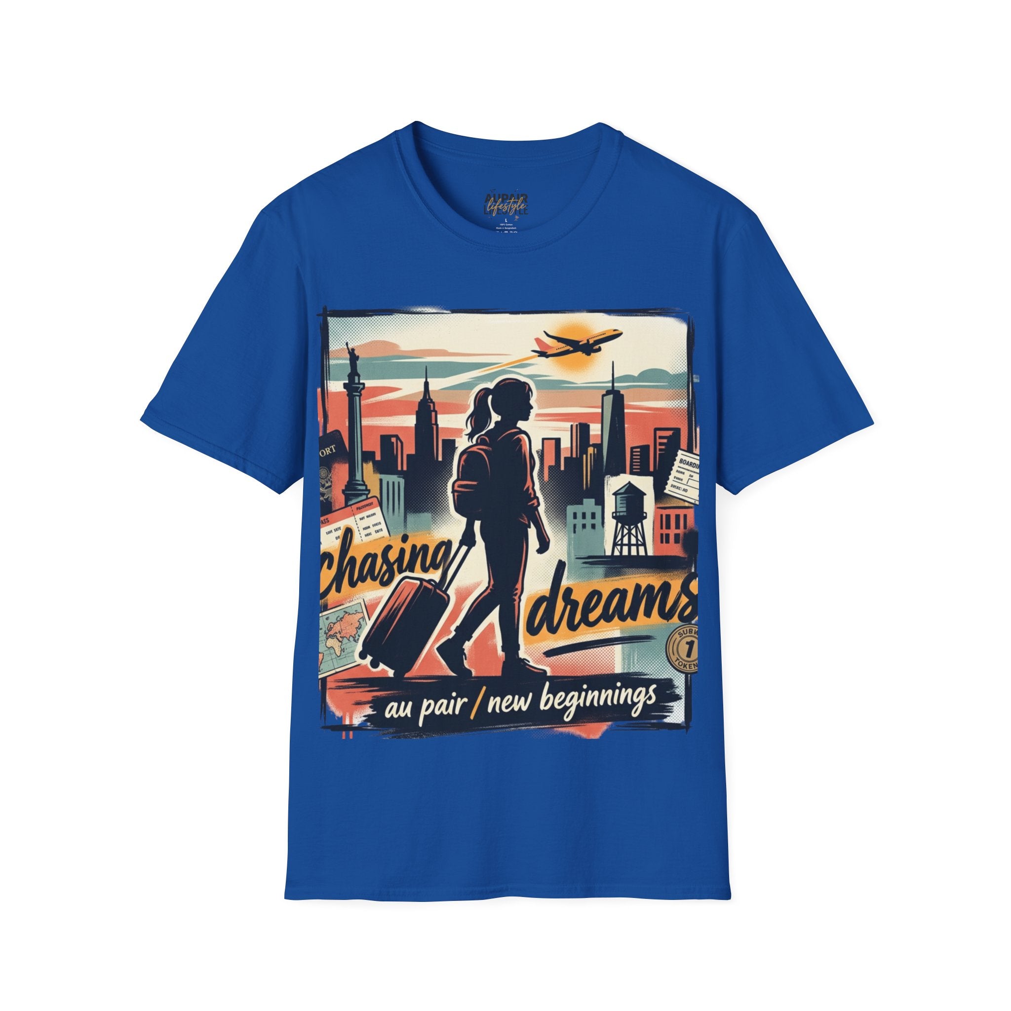 Chasing Dreams Au Pair Graphic T-Shirt — “It’s a New Day”