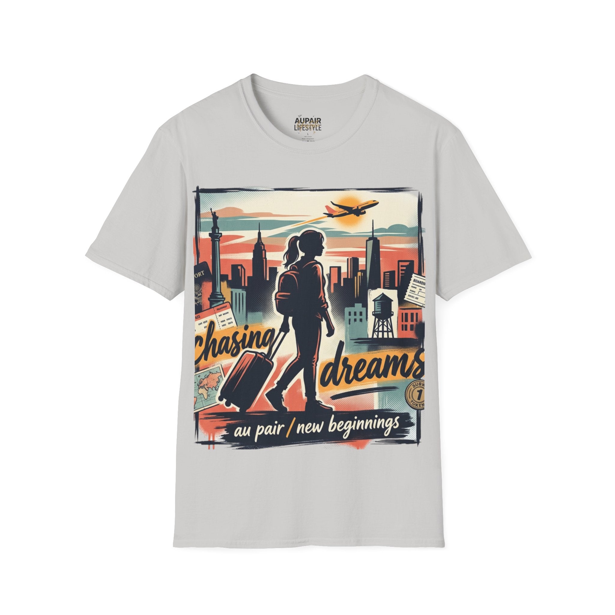 Chasing Dreams Au Pair Graphic T-Shirt — “It’s a New Day”