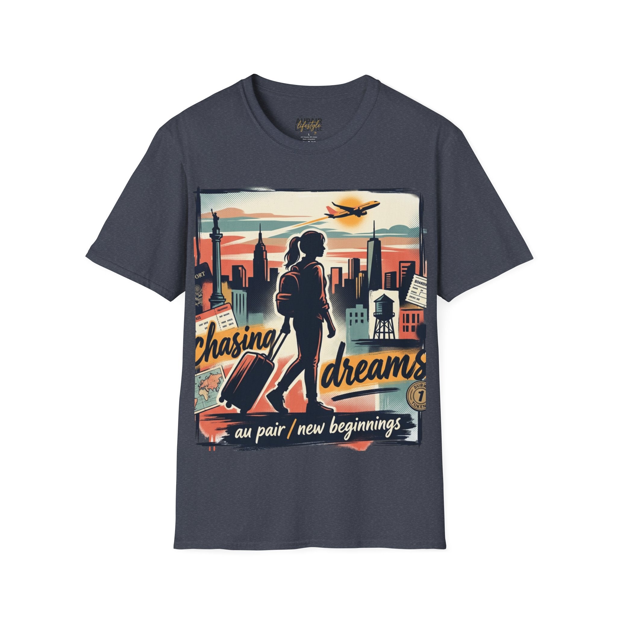 Chasing Dreams Au Pair Graphic T-Shirt — “It’s a New Day”