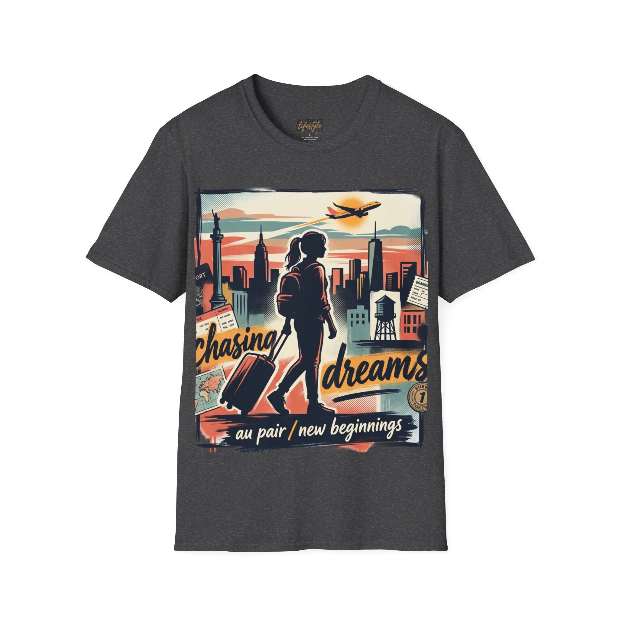 Chasing Dreams Au Pair Graphic T-Shirt — “It’s a New Day”